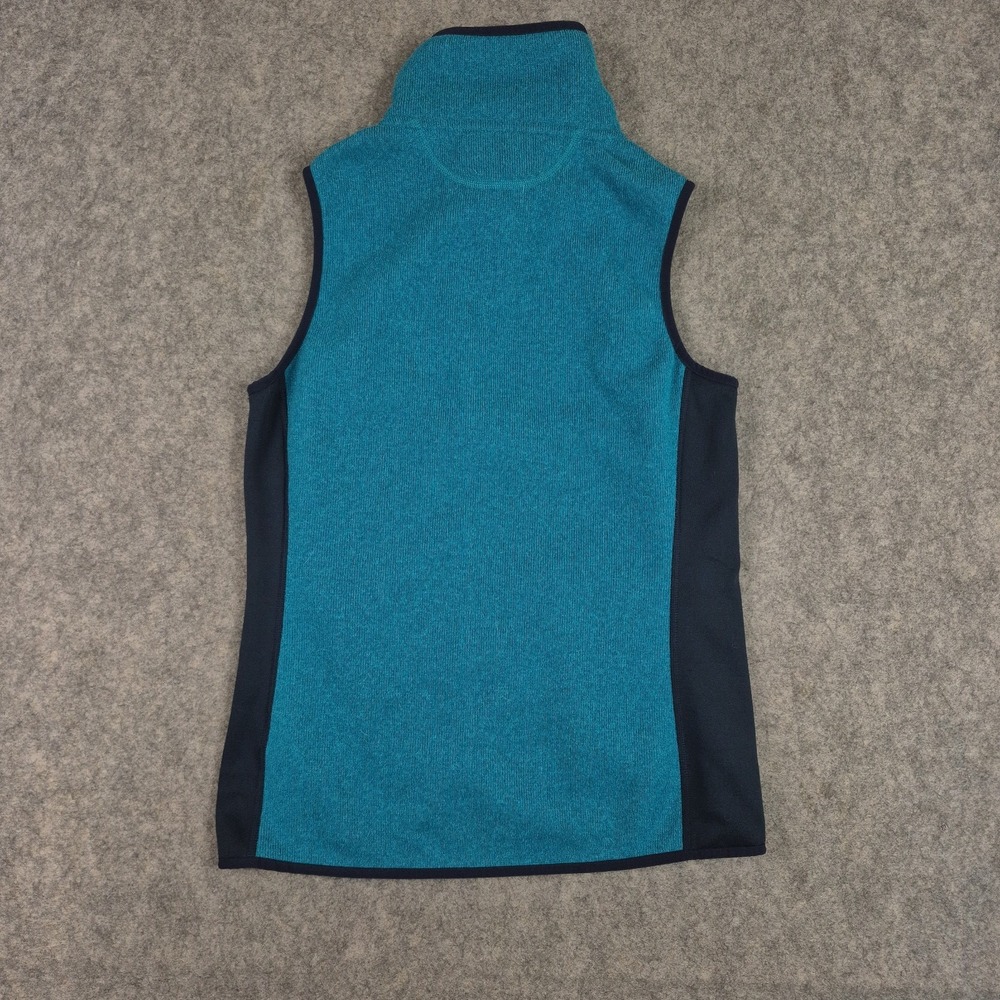 Patagonia Better Sweater Vest Womens M Blue Fleece Full Zip Outdoor Mock Neck - Picture 2 of 8